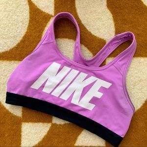 💜 NIKE Dri-Fit Sports Bra - Lavender and Black 💜